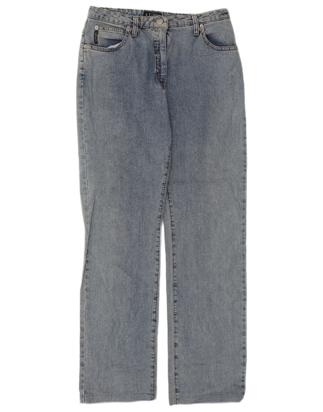 Armani Womens Comfort Fit Straight Jeans W29 L28 Blue