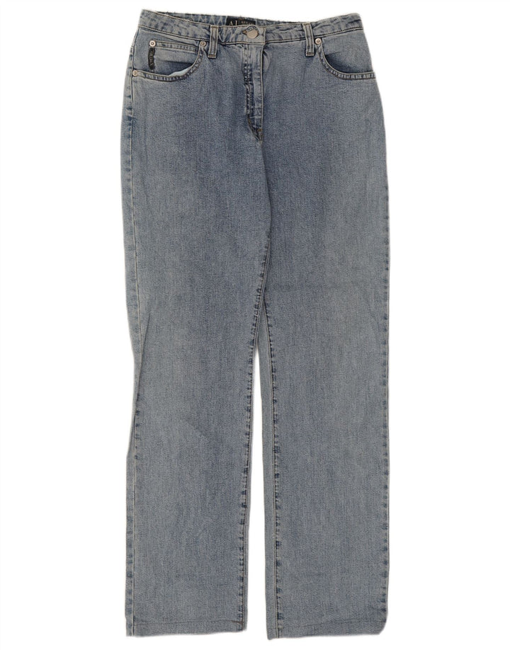 Armani Womens Comfort Fit Straight Jeans W29 L28 Blue