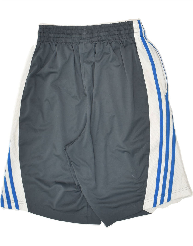 ADIDAS Mens Sport Shorts Small Grey Polyester | Vintage Adidas | Thrift | Second-Hand Adidas | Used Clothing | Messina Hembry 