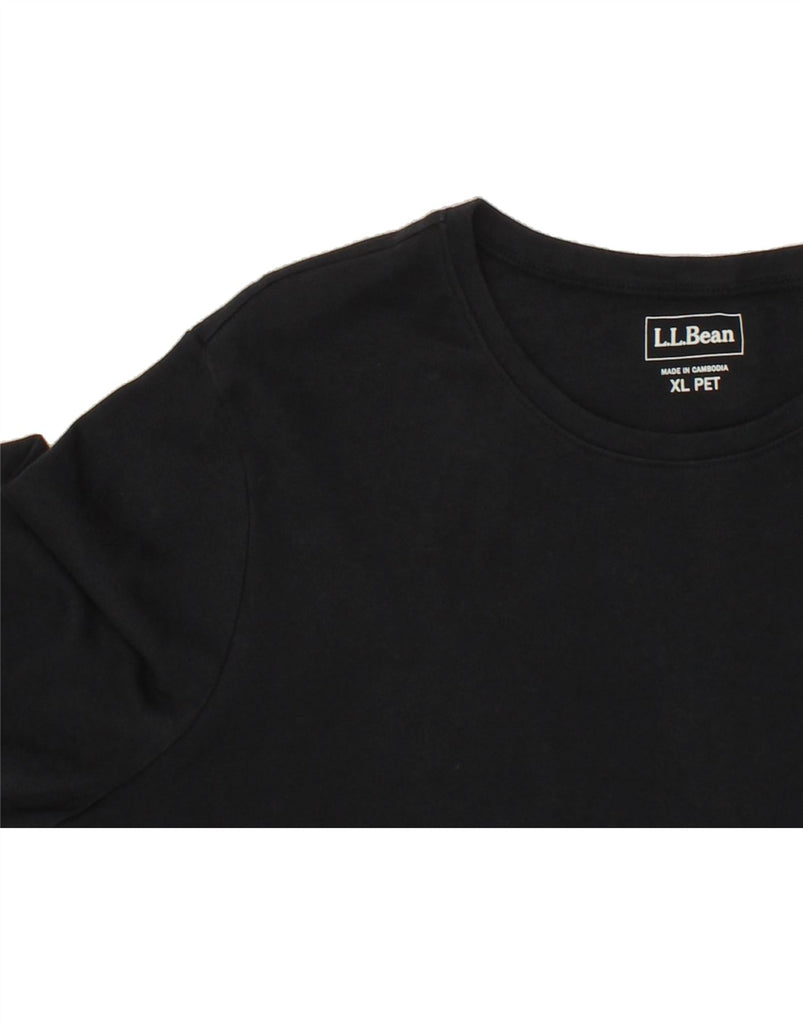 L.L.BEAN Womens Top Long Sleeve UK 18 XL Black Cotton Vintage L.L.Bean and Second-Hand L.L.Bean from Messina Hembry 
