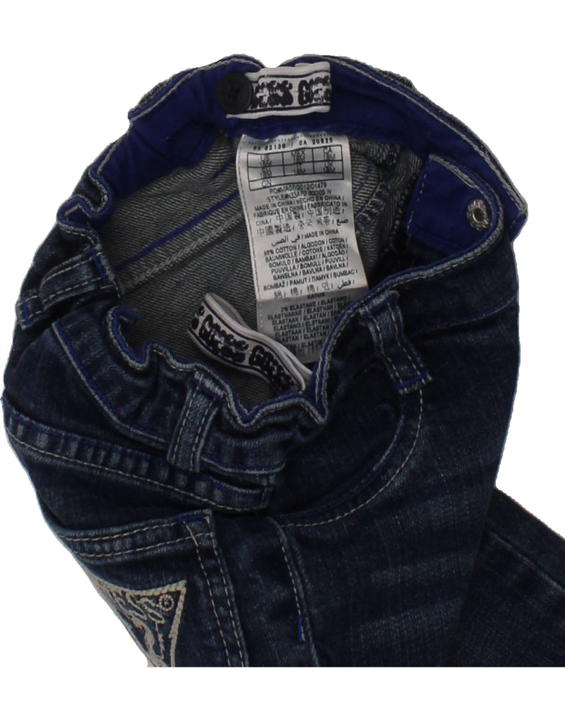 GUESS Baby Boys Straight Jeans 12-18 Months W18 L12 Navy Blue Cotton Vintage Guess and Second-Hand Guess from Messina Hembry 