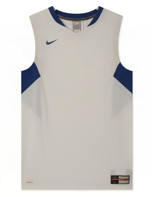 Nike Mens Vest Top Medium White Colourblock Polyester