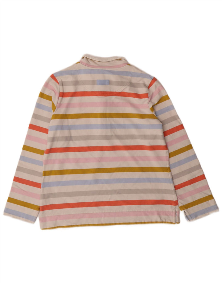 Joules Womens Sweatshirt Jumper UK 14 Large Multicoloured Striped Classic
