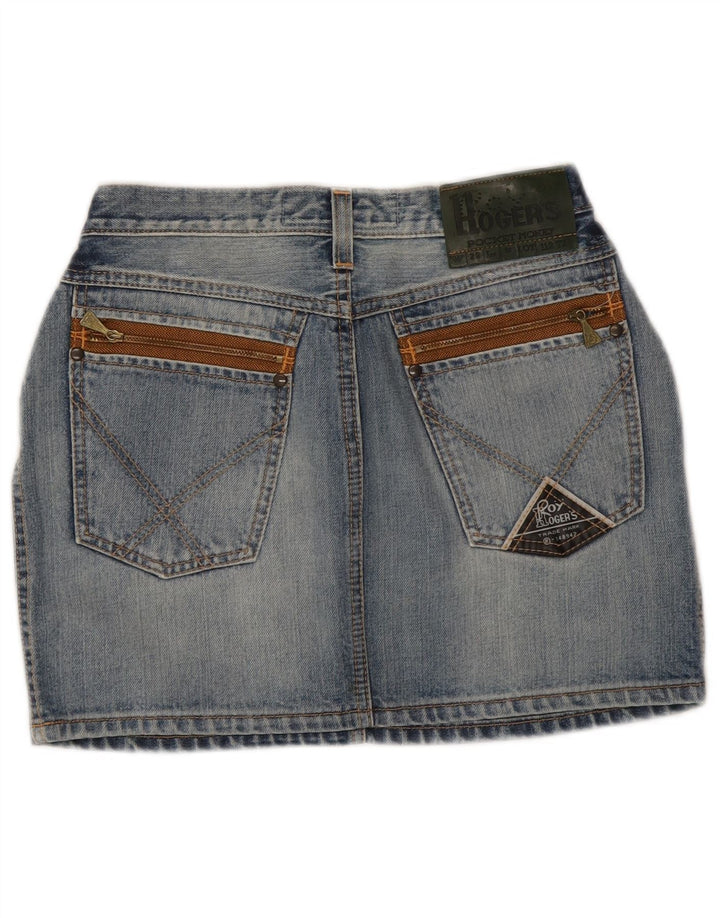 Roy Rogers Womens Mini Denim Skirt W29 Medium  Blue Cotton