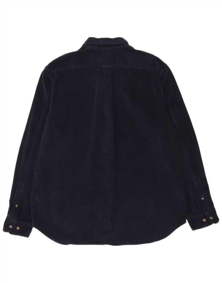 Timberland Mens Corduroy Regular Fit Shirt 2XL Navy Blue