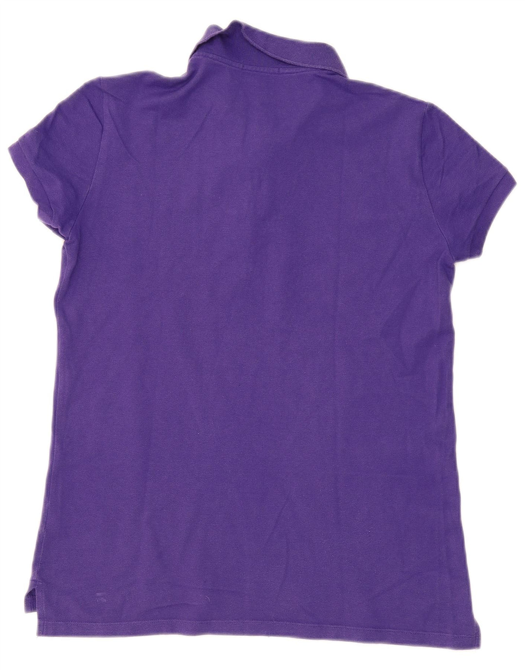 Lacoste Womens Polo Shirt Size 42 Large Purple Cotton