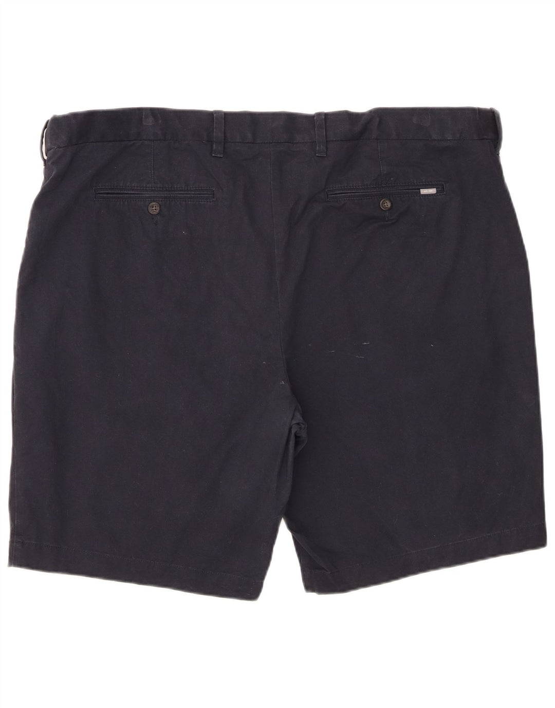 Marks & Spencer Mens Chino Shorts W46 3XL Navy Blue Cotton