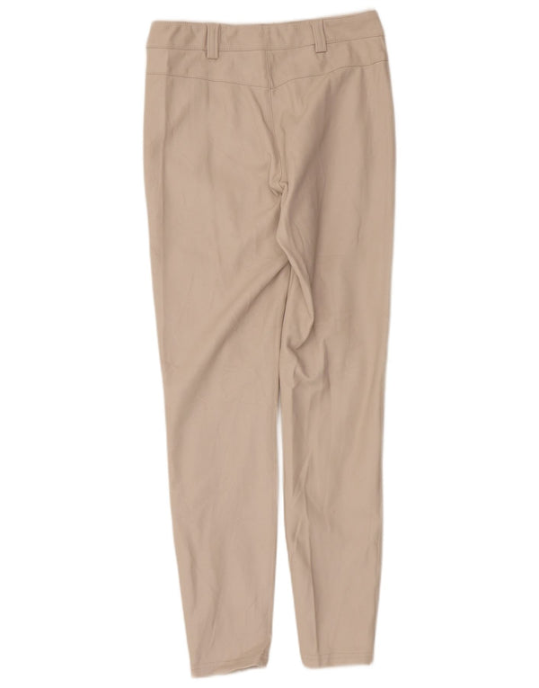 Topshop Womens Skinny Trousers UK 10 Small W28 L27 Beige