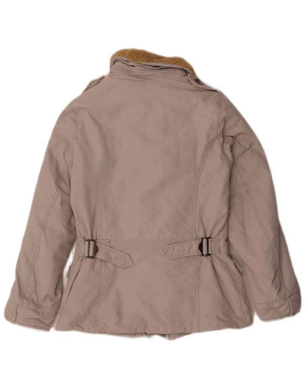 Think Pink Womens Padded Jacket UK 12 Medium Grey Polypropylene
