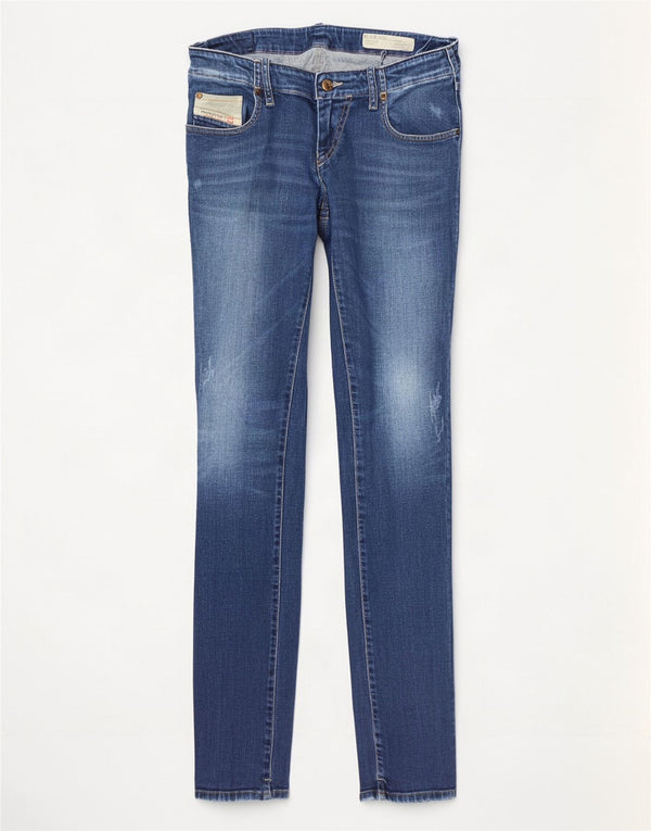 Diesel Womens Guppe Low Waist Super Slim Skinny Jeans W29 L34 Blue