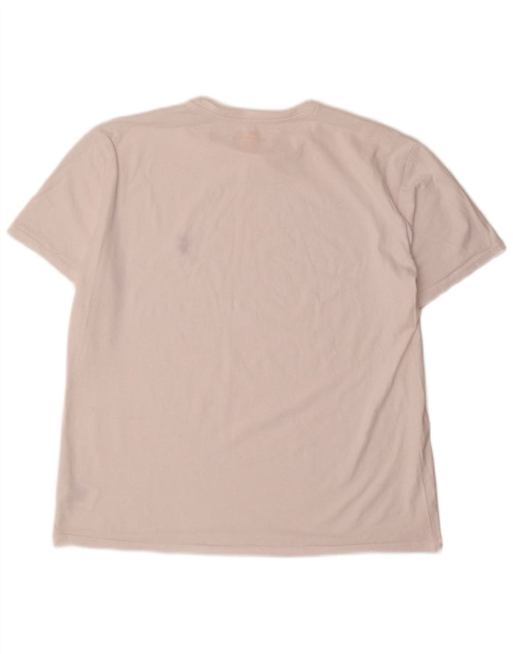 Polo Ralph Lauren Mens T-Shirt Top Medium White Cotton