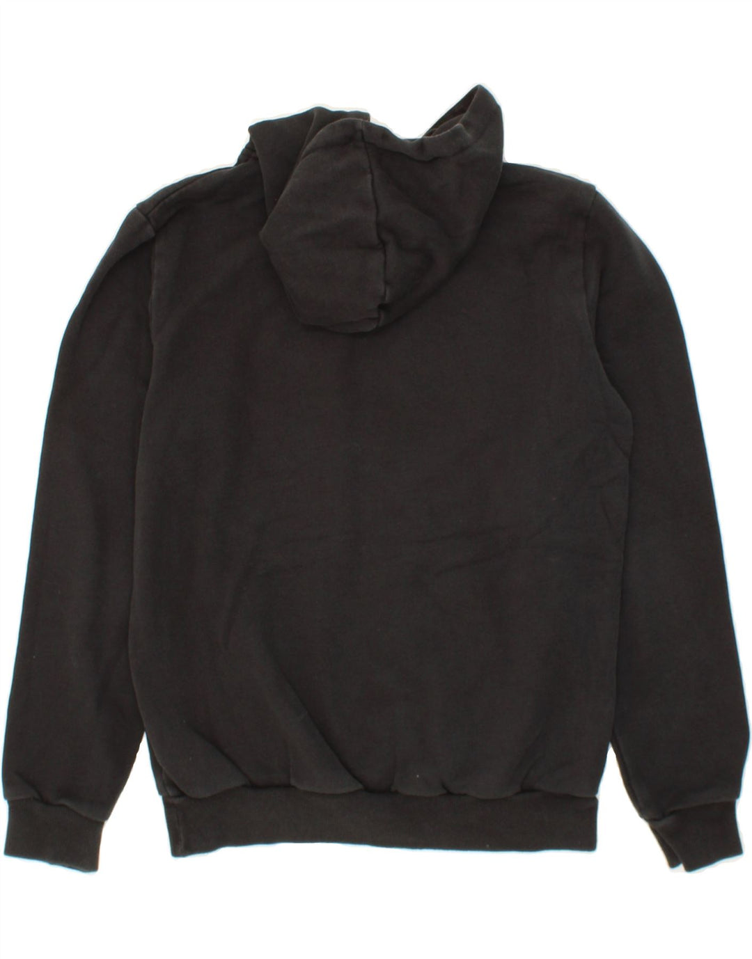 PUMA Mens Graphic Hoodie Jumper Small Black Cotton Vintage Puma and Second-Hand Puma from Messina Hembry 