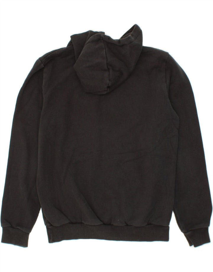 PUMA Mens Graphic Hoodie Jumper Small Black Cotton Vintage Puma and Second-Hand Puma from Messina Hembry 