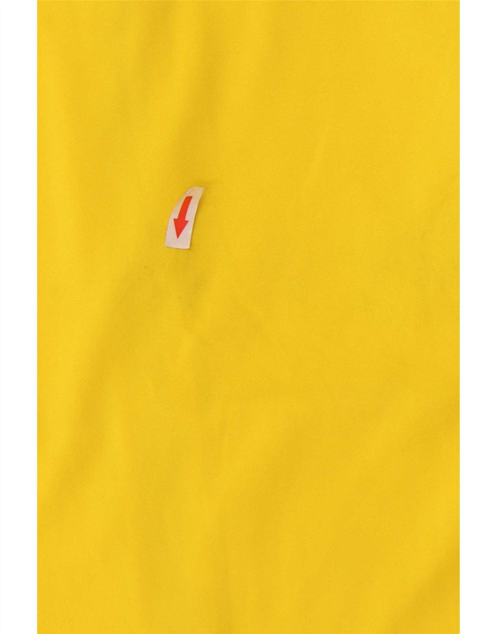 Nike Mens Tracksuit Top Jacket Small Yellow Polyester