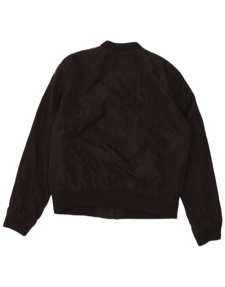 Levi's Womens Bomber Jacket UK 14 Medium Black Polyester