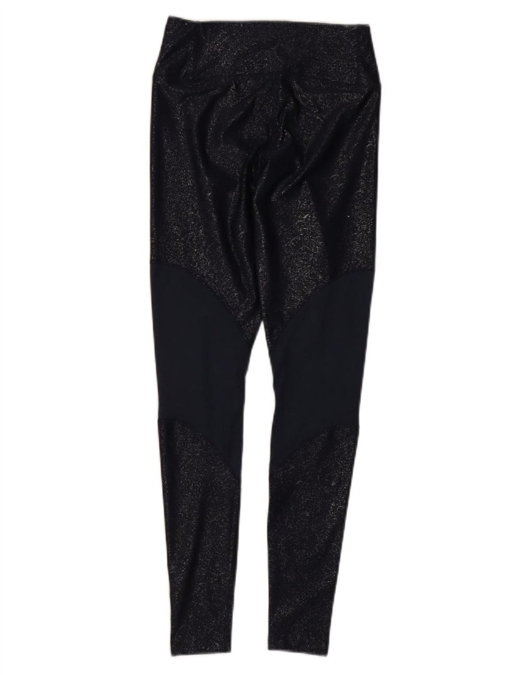 Nike Womens Leggings UK 4 XS  Navy Blue Colourblock Polyester