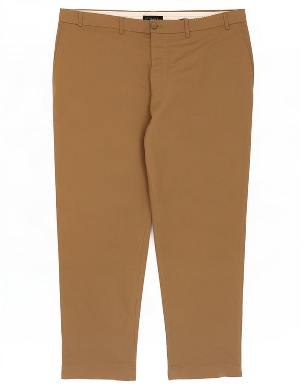 Ralph Lauren Mens Total Comfort Tapered Suit Trousers W42 L29 Beige