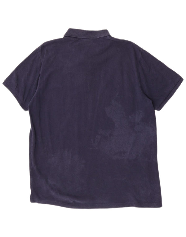 Gant Mens Polo Shirt 2XL Navy Blue Cotton
