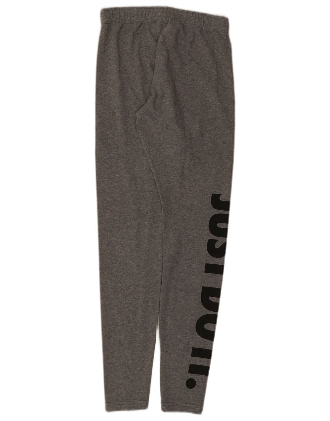Nike Womens Graphic Leggings UK 8 Small  Grey Flecked Cotton