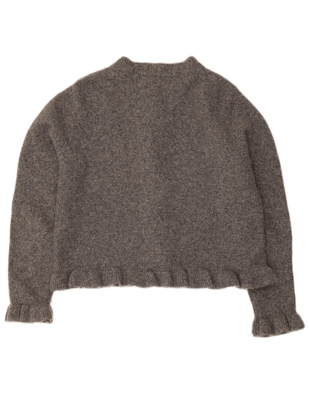 Zara Womens Bolero Jumper UK 14 Medium Grey Polyester