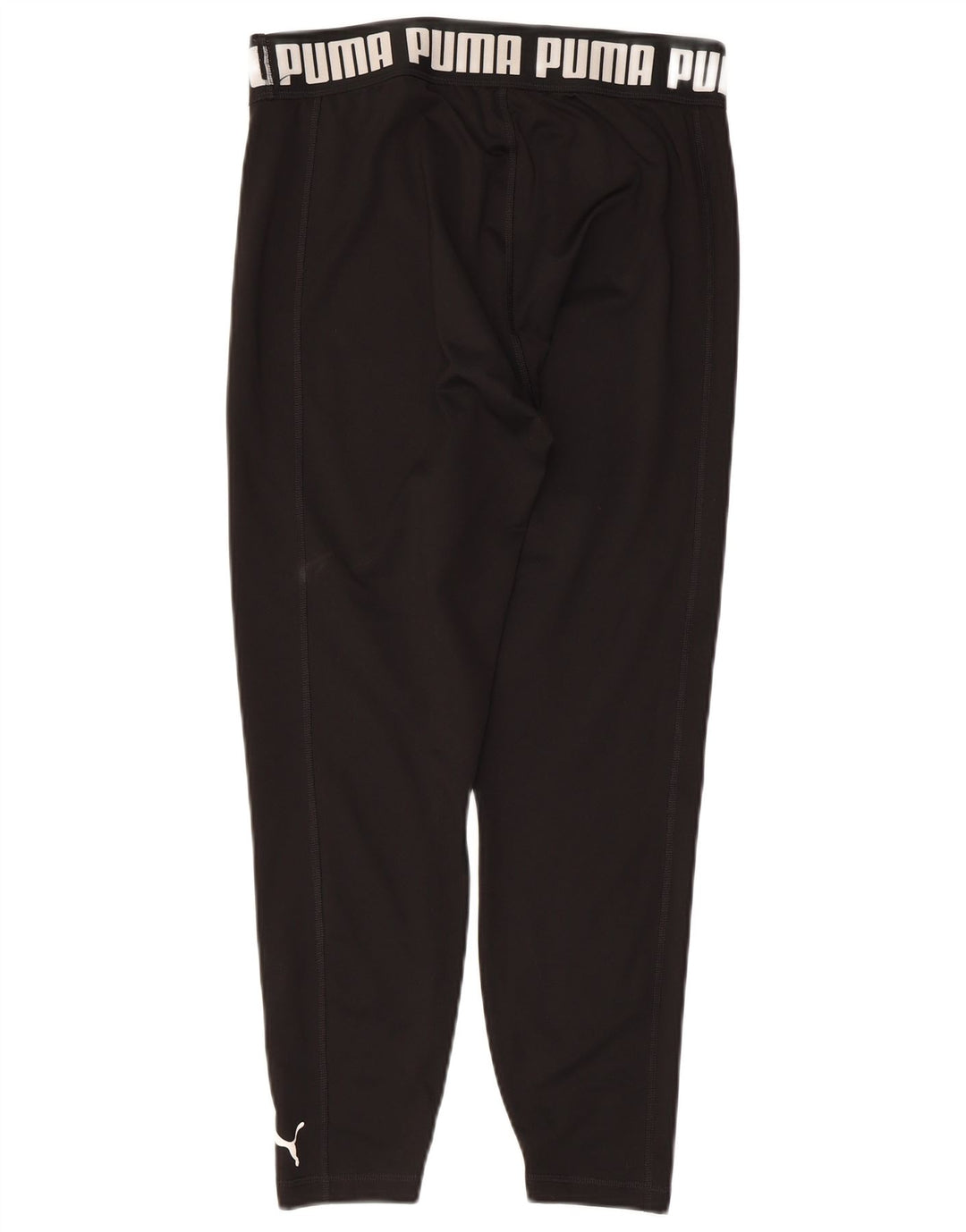 Puma Womens Graphic Crop Leggings UK 14 Large Black