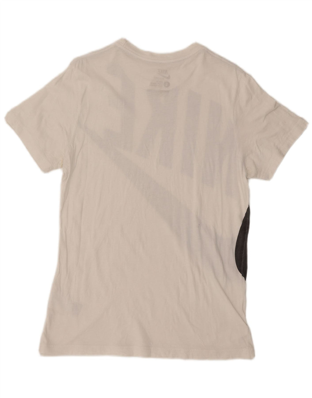 Nike Mens Slim Fit Graphic T-Shirt Top Large White Cotton