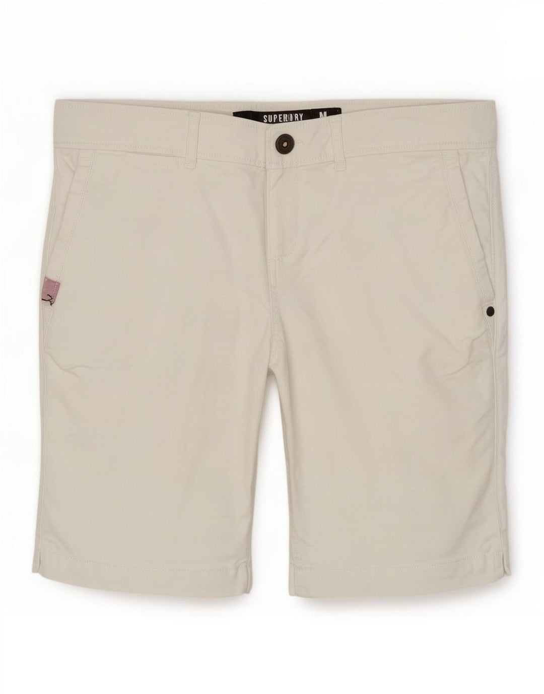 Superdry Womens Chino Shorts Medium W30 White Cotton