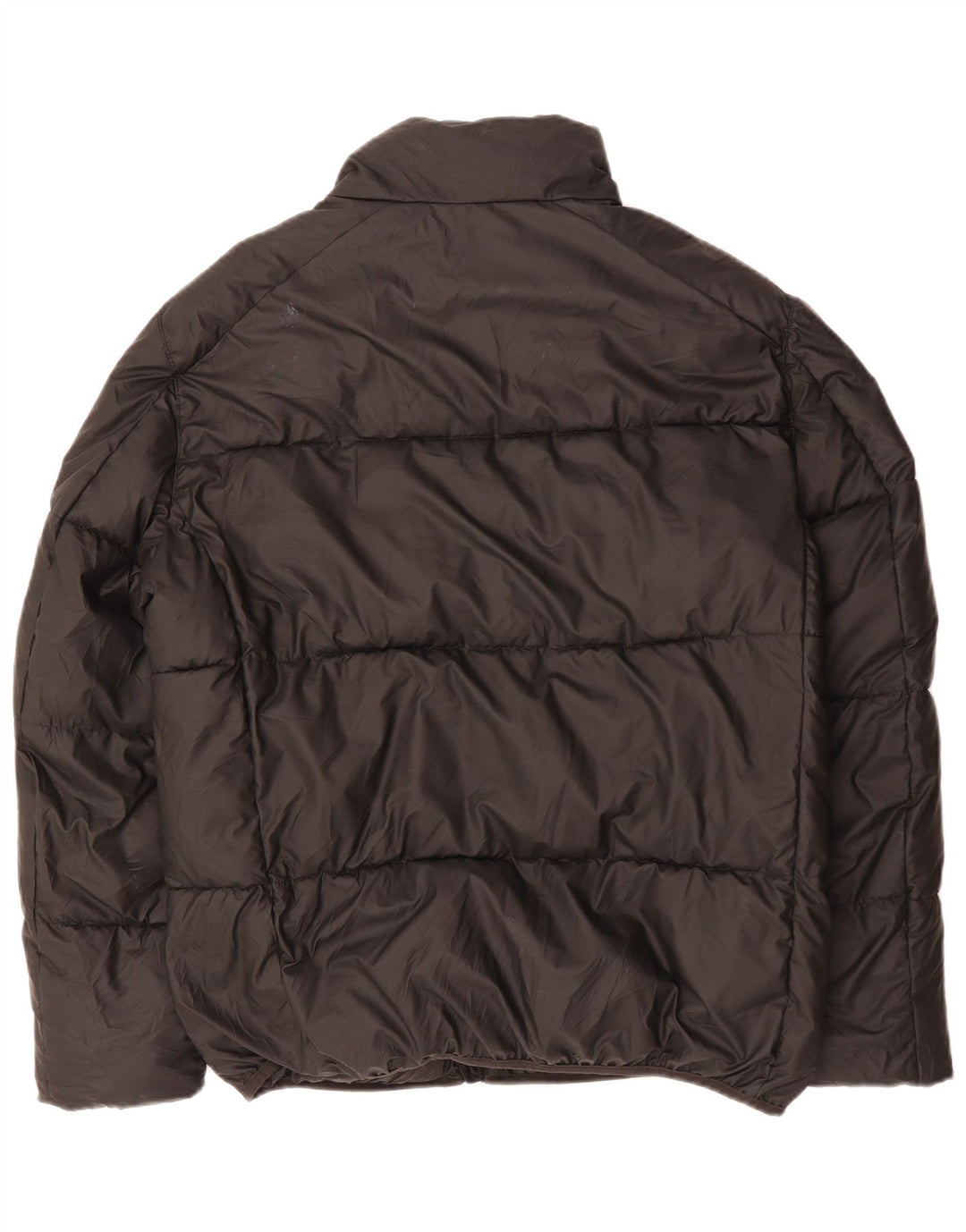 Zara Mens Padded Jacket UK 40 Large Black Polyester