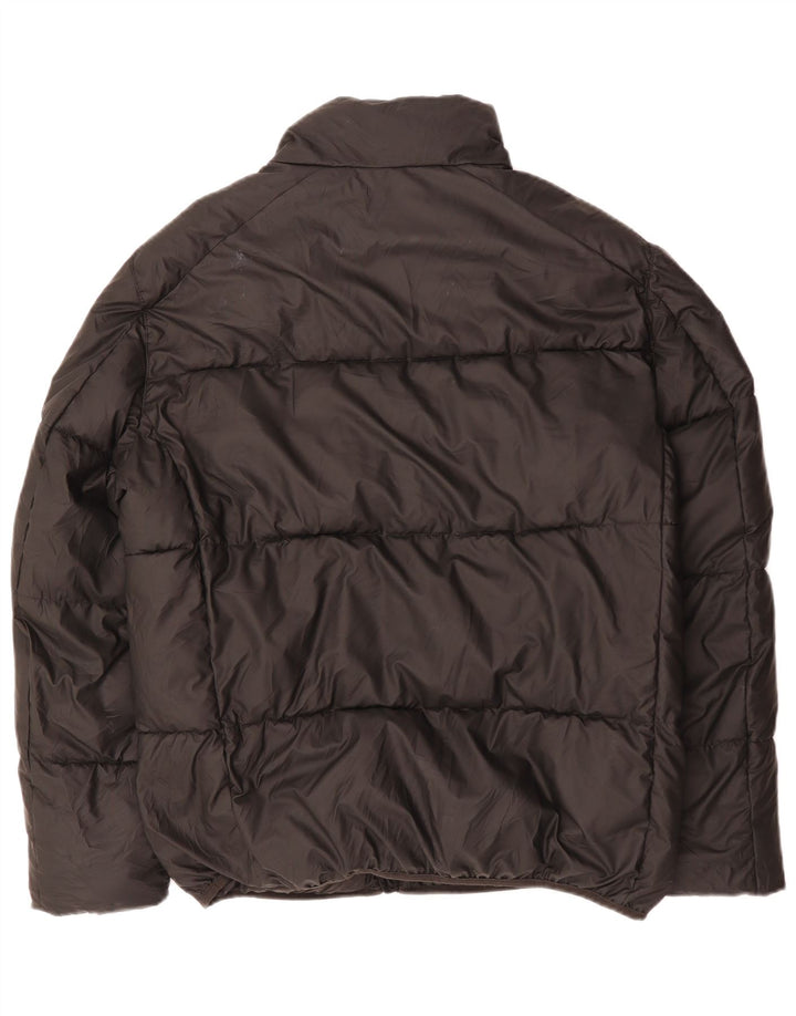 Zara Mens Padded Jacket UK 40 Large Black Polyester