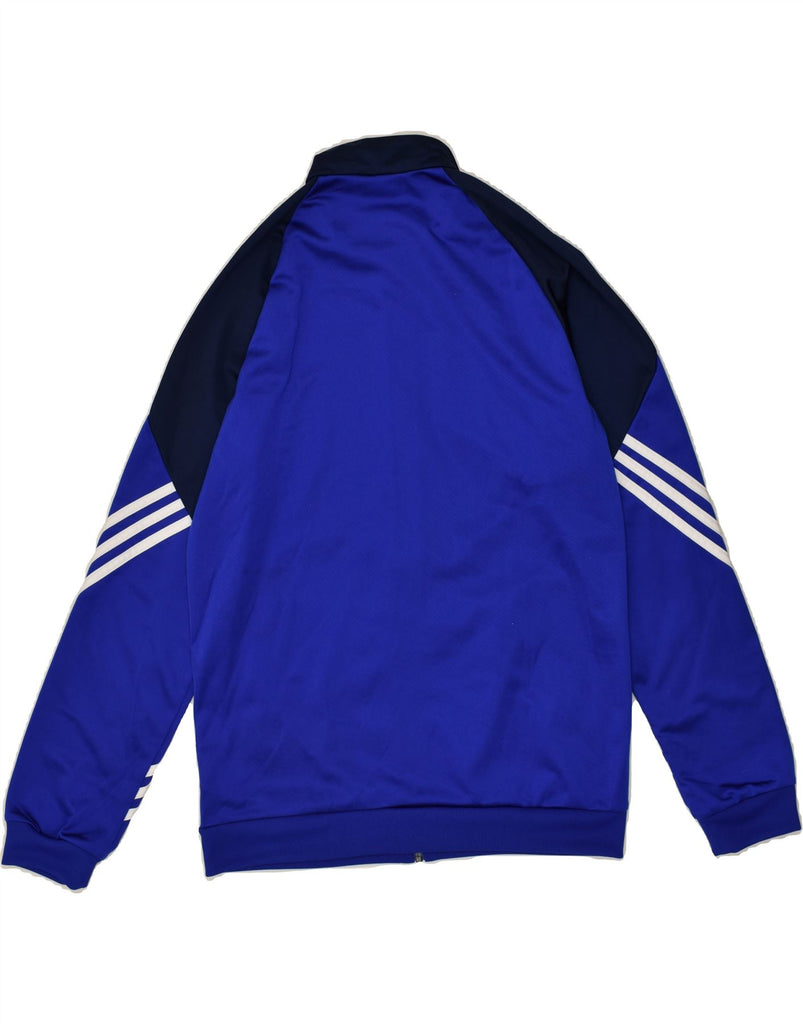 ADIDAS Mens Tracksuit Top Jacket Medium Blue Polyester | Vintage Adidas | Thrift | Second-Hand Adidas | Used Clothing | Messina Hembry 