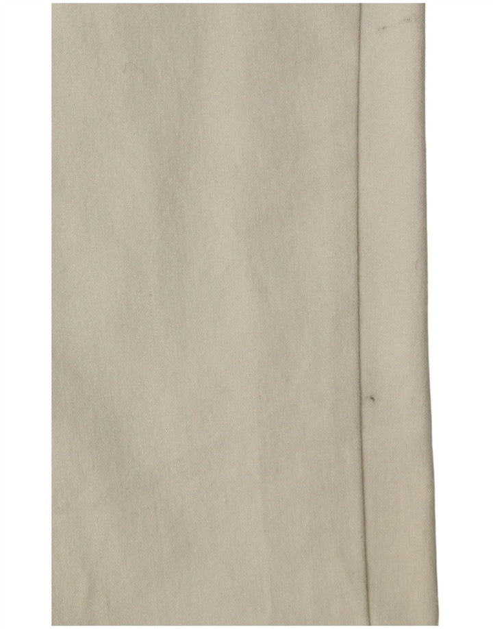 ZARA Womens Skinny Casual Trousers Medium W28 L28 Off White