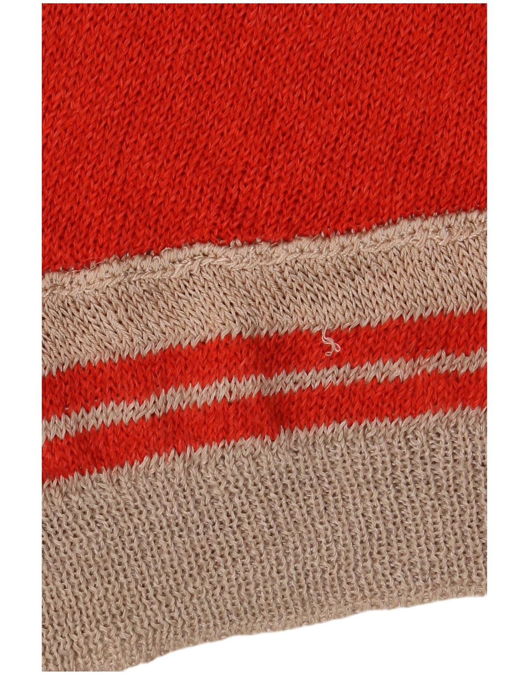 Vintage Womens Crop Graphic Boat Neck Jumper Sweater IT 44 Medium Red