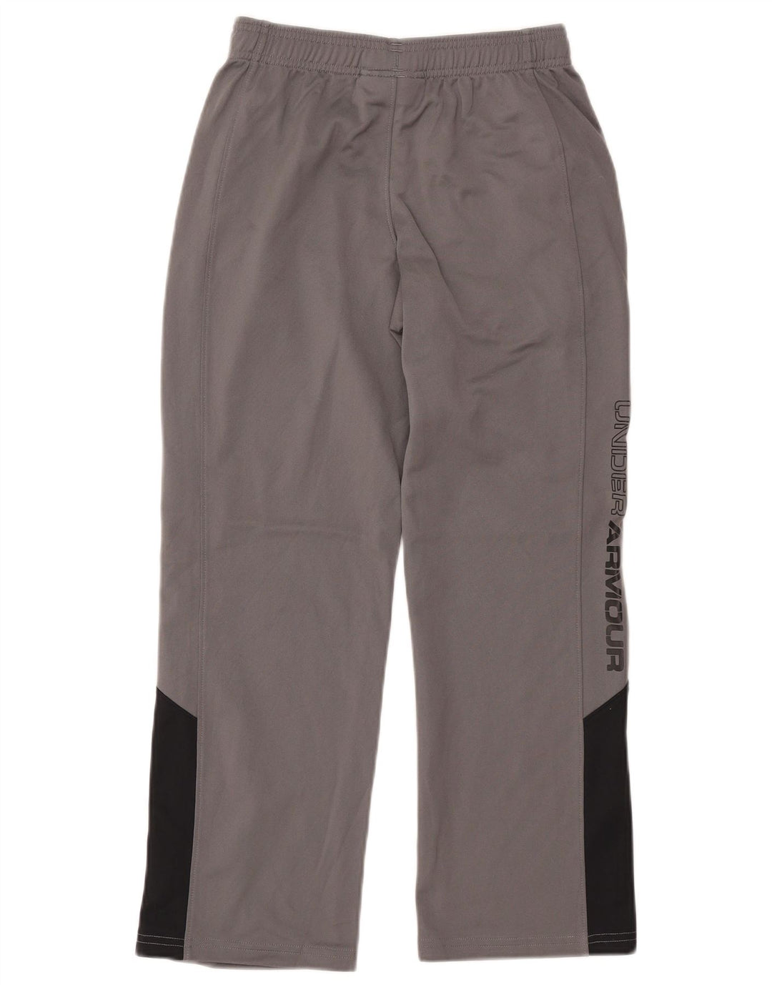 UNDER ARMOUR Girls Tracksuit Trousers 9-10 Years Medium  Grey Colourblock