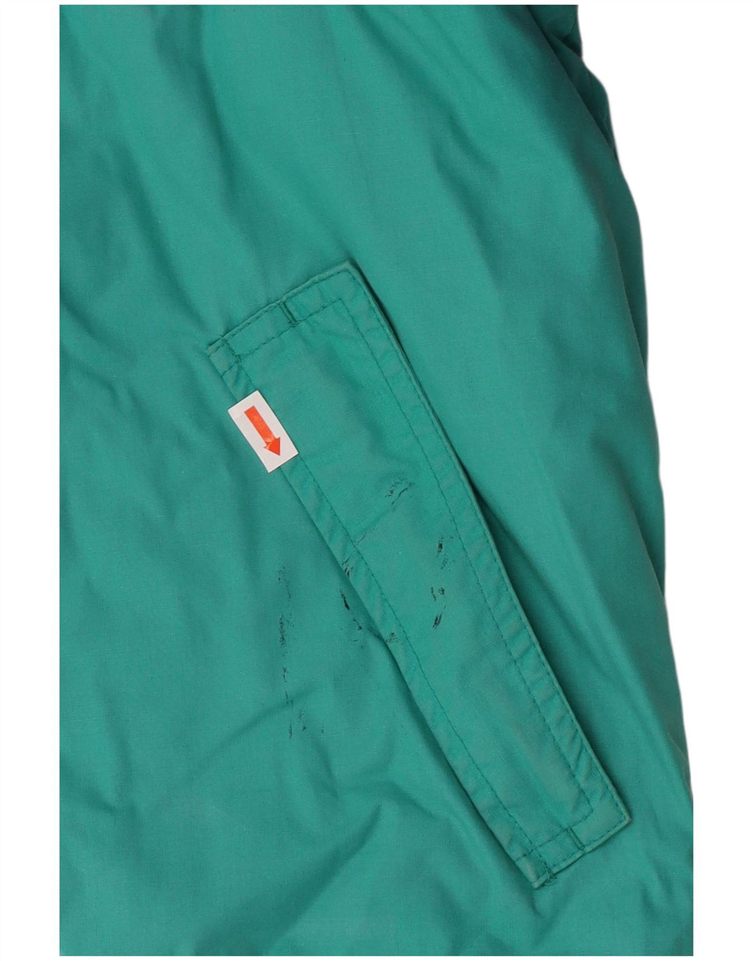 Fila Boys Graphic Hooded Padded Jacket 9-10 Years Green Colourblock