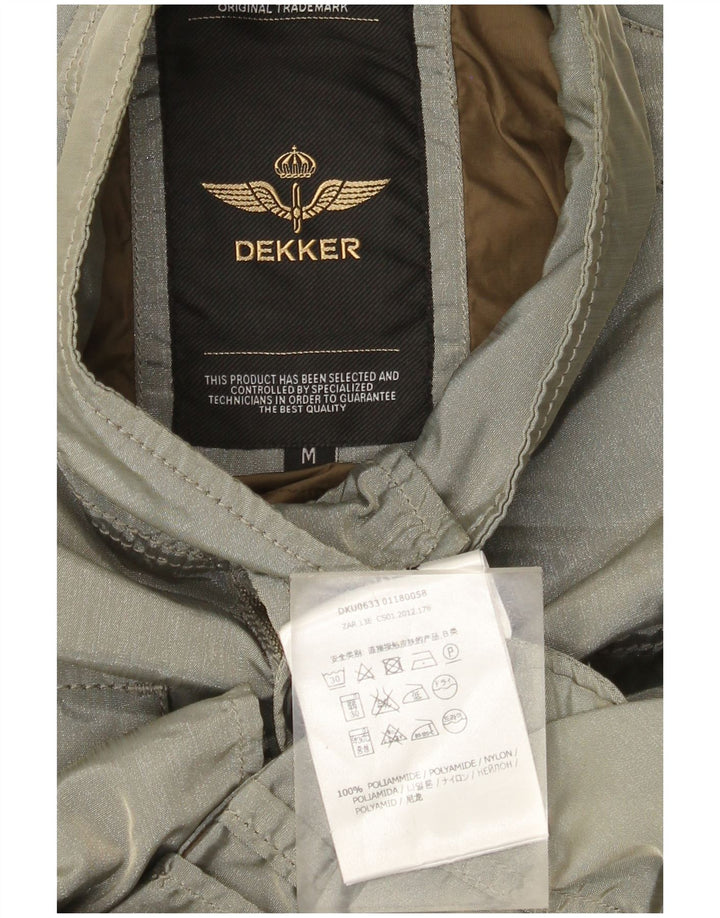 Dekker Mens Utility Jacket UK 38 Medium Grey Polyamide