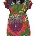 Desigual Womens Graphic Bubble Dress UK 10 Small Multicoloured Floral