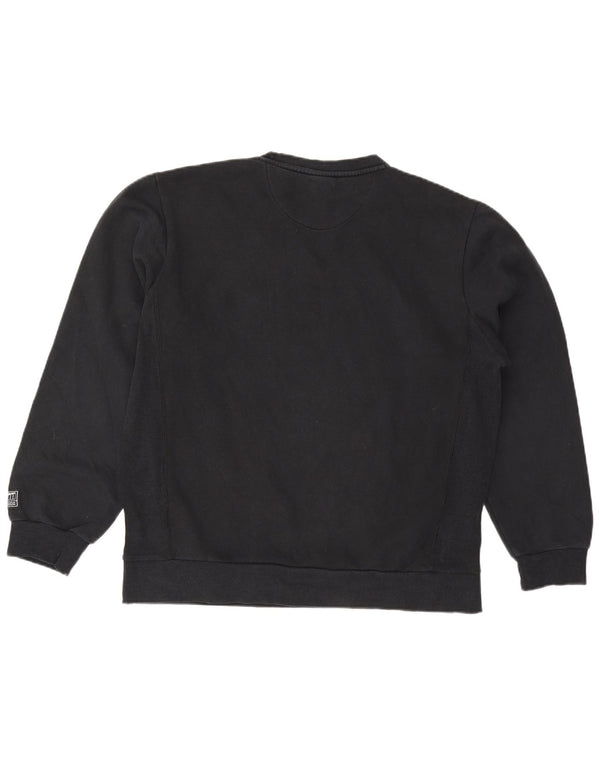 Puma Mens Graphic Sweatshirt Jumper Large Black Cotton