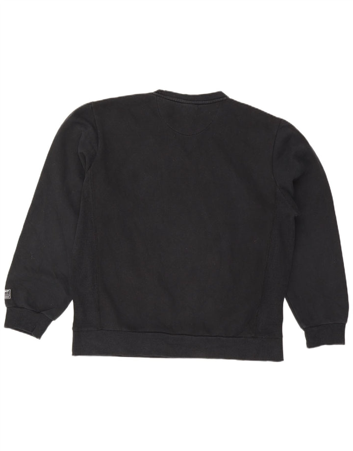 Puma Mens Graphic Sweatshirt Jumper Large Black Cotton