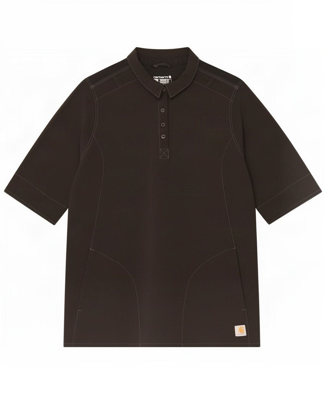 Carhartt Mens Modern Fit Short Sleeve Pullover Shirt XL Black Polyester