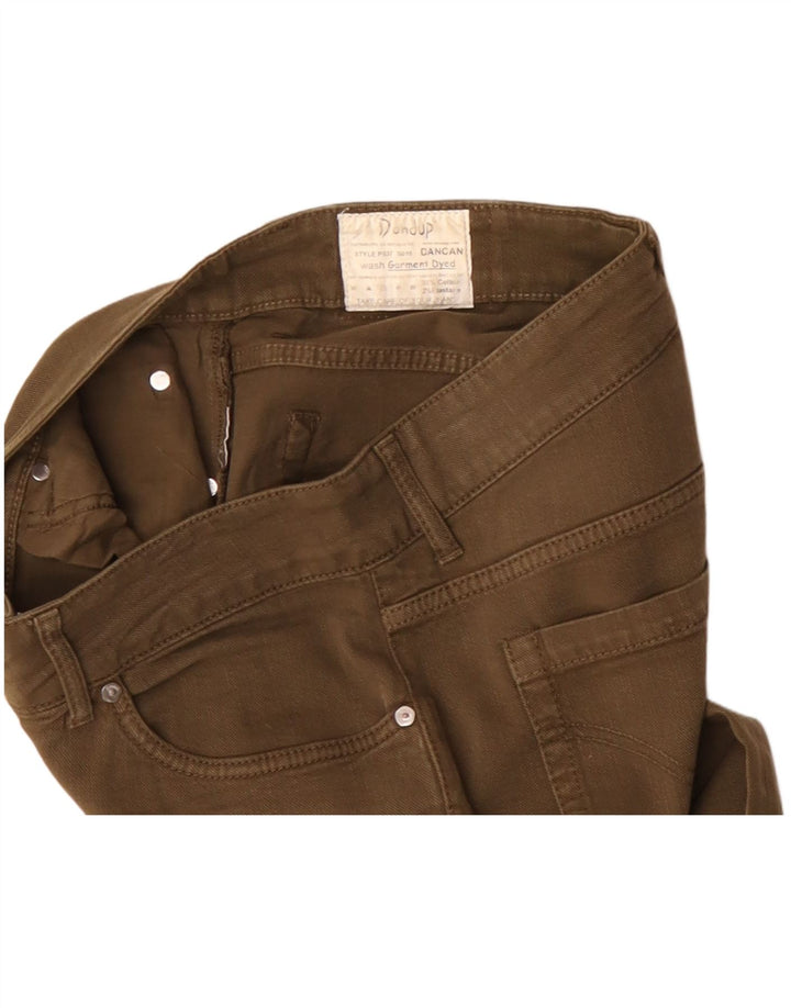 Vintage Womens Slim Jeans W32 L31 Brown Cotton