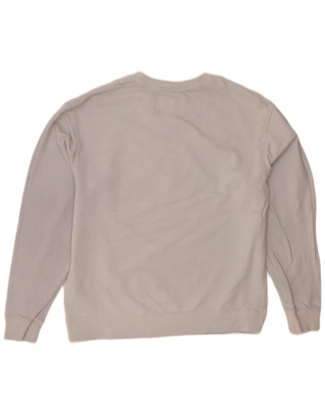 CALVIN KLEIN JEANS Mens Graphic Sweatshirt Jumper Small Grey Cotton