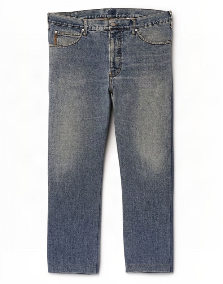 Armani Mens Comfort Fit Straight Jeans W40 L28 Blue