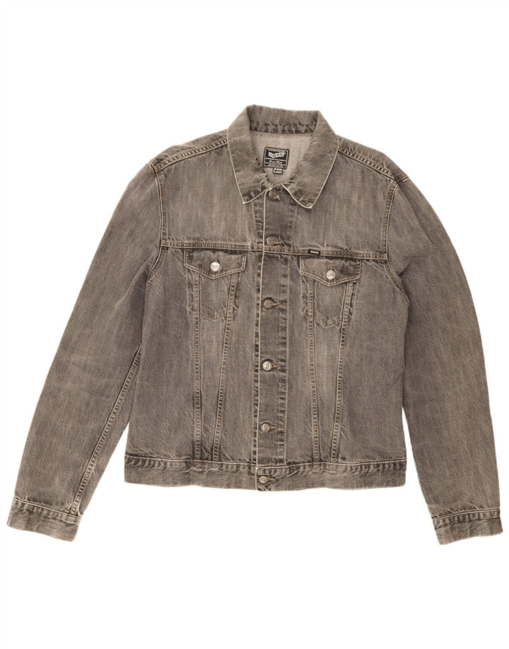 Gas Womens Denim Jacket UK 18 XL Grey