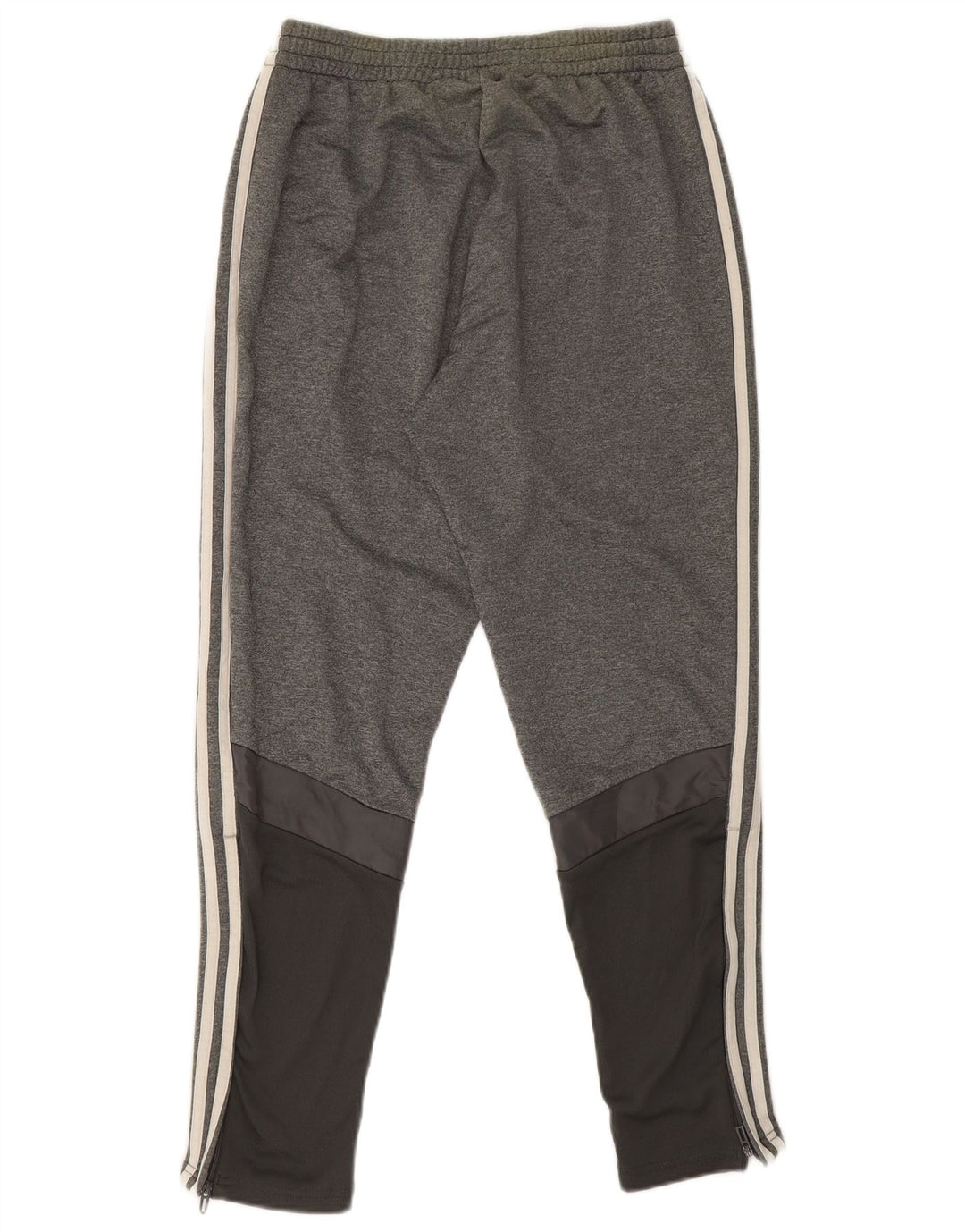 Adidas Mens Tracksuit Trousers Medium Grey Polyester