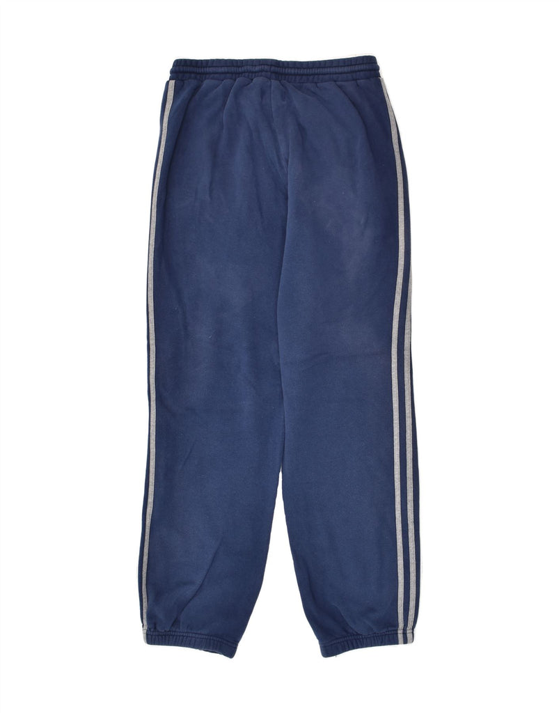ADIDAS Mens Tracksuit Trousers Joggers Small Navy Blue Cotton | Vintage Adidas | Thrift | Second-Hand Adidas | Used Clothing | Messina Hembry 