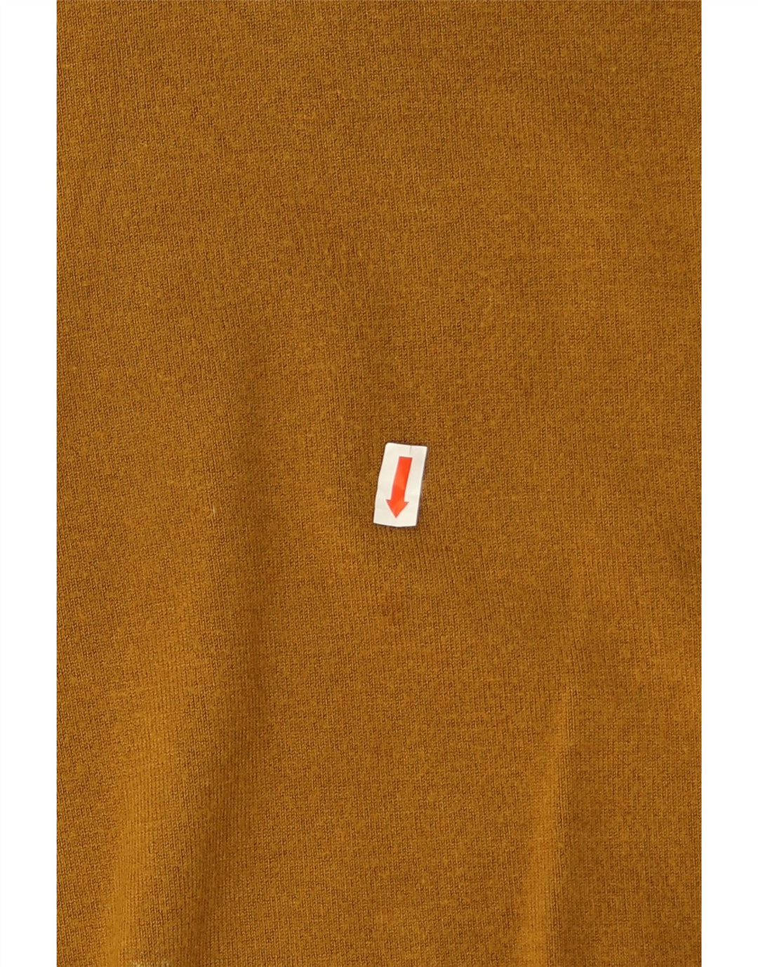 Zara Mens Crew Neck Jumper Sweater Medium Yellow Viscose