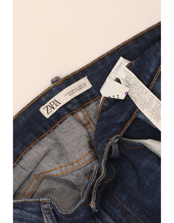 Zara Mens Slim Jeans EU 44 Large W34 L29 Blue Cotton