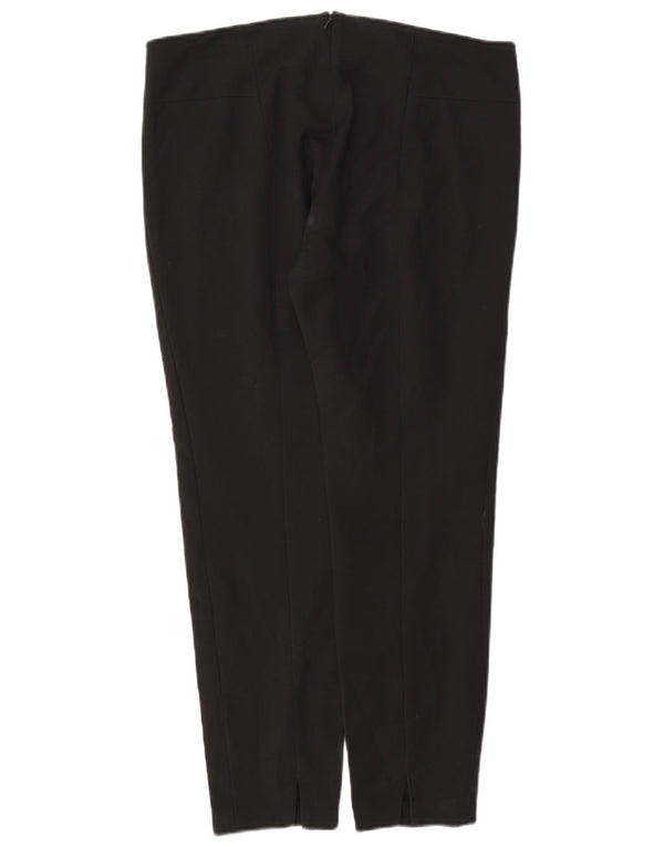 French Connection Womens Tapered Casual Trousers UK 12 Medium W34 L27 Black