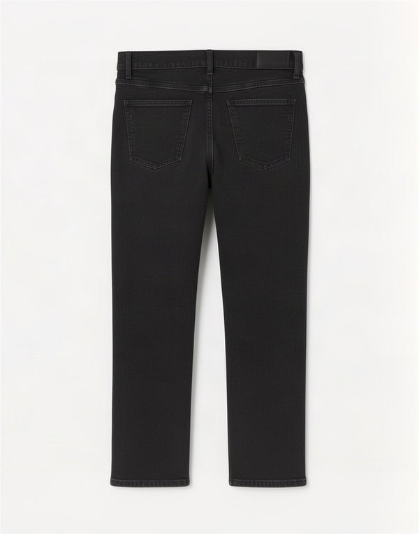 Wrangler Mens Regular Fit Straight Jeans W34 L30 Black Cotton