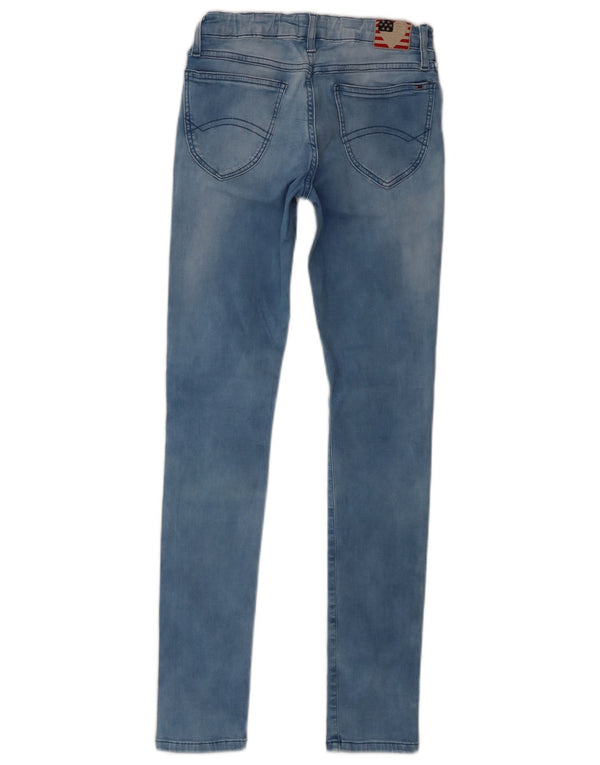 Tommy Hilfiger Girls Skinny Jeans 13-14 Years W26 L29 Blue Cotton